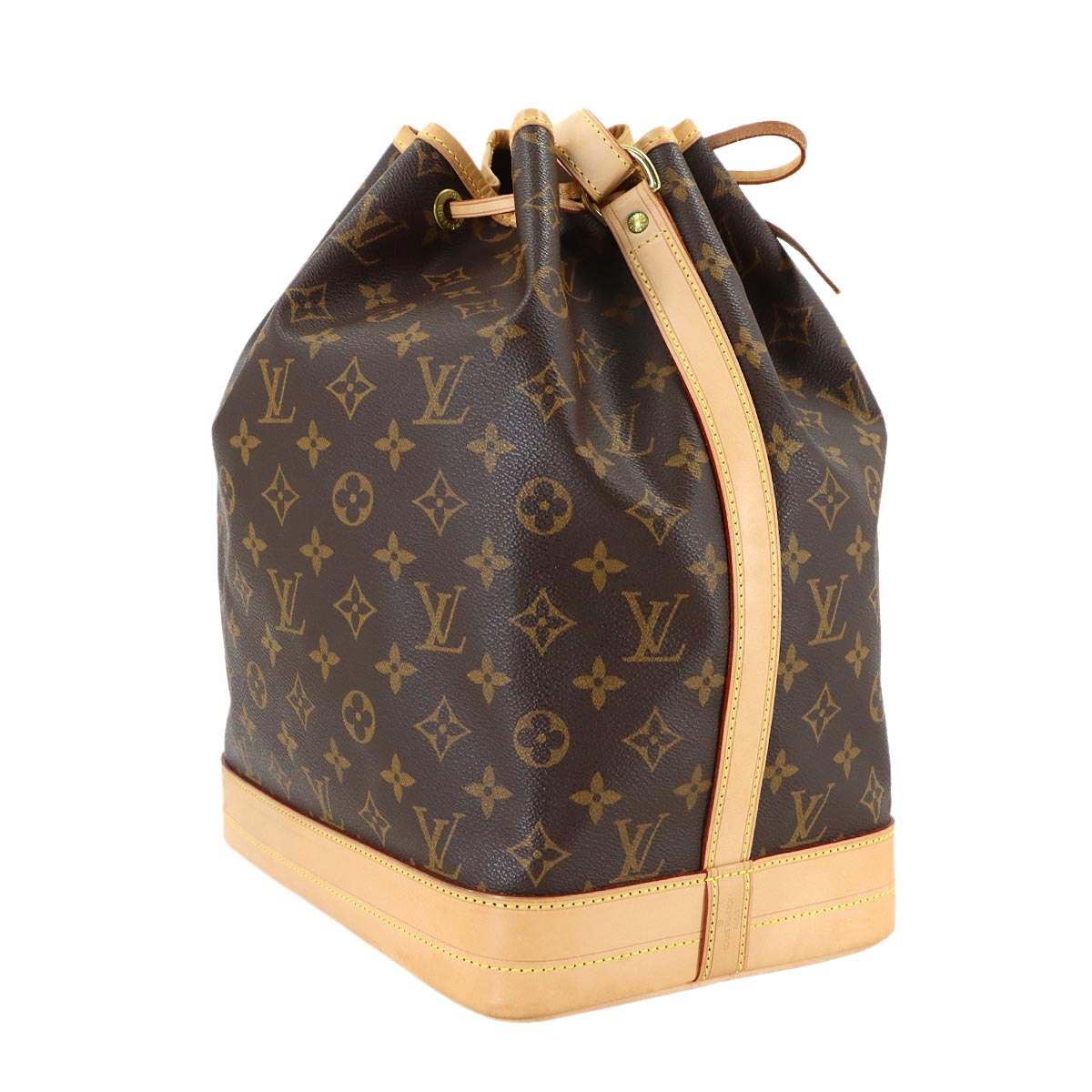 Monogram Noe Drawstring Shoulder Bag Brown M42224 Vintage