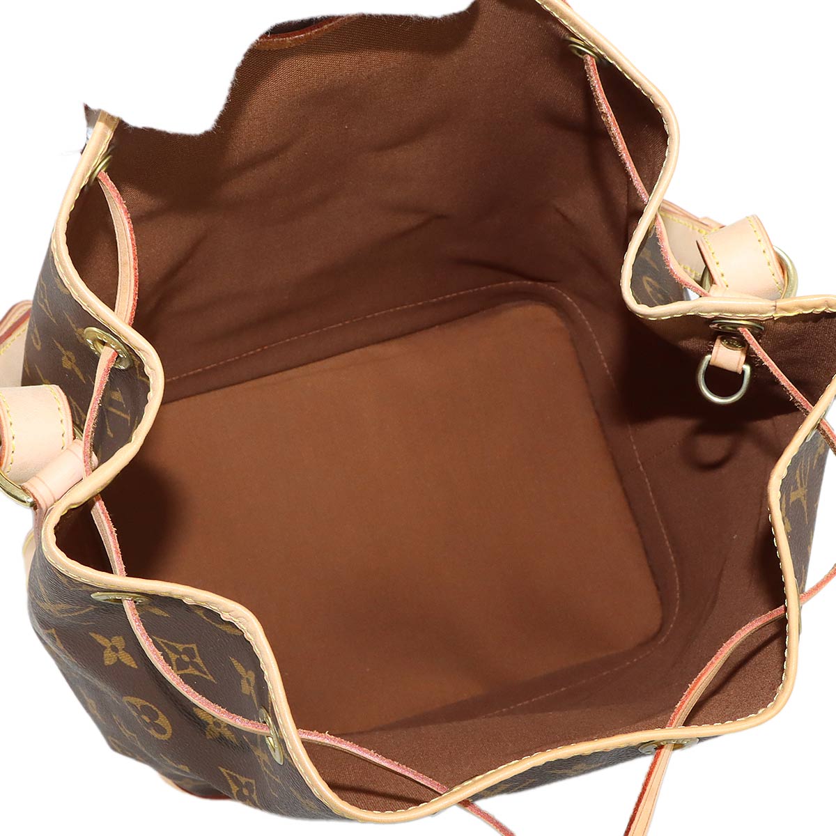 Monogram Noe Drawstring Shoulder Bag Brown M42224 Vintage