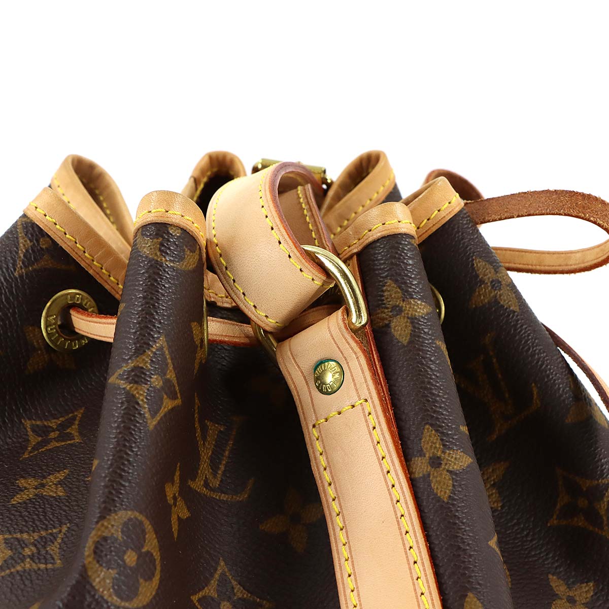 Monogram Noe Drawstring Shoulder Bag Brown M42224 Vintage