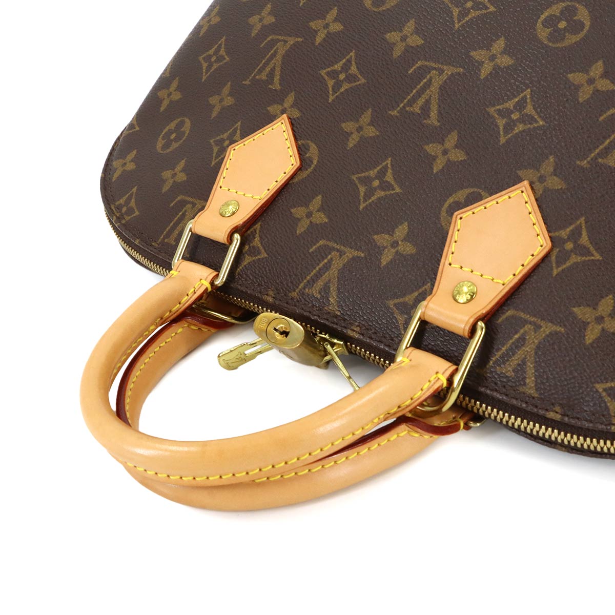 Monogram Alma Hand Bag Brown M51130 Purse