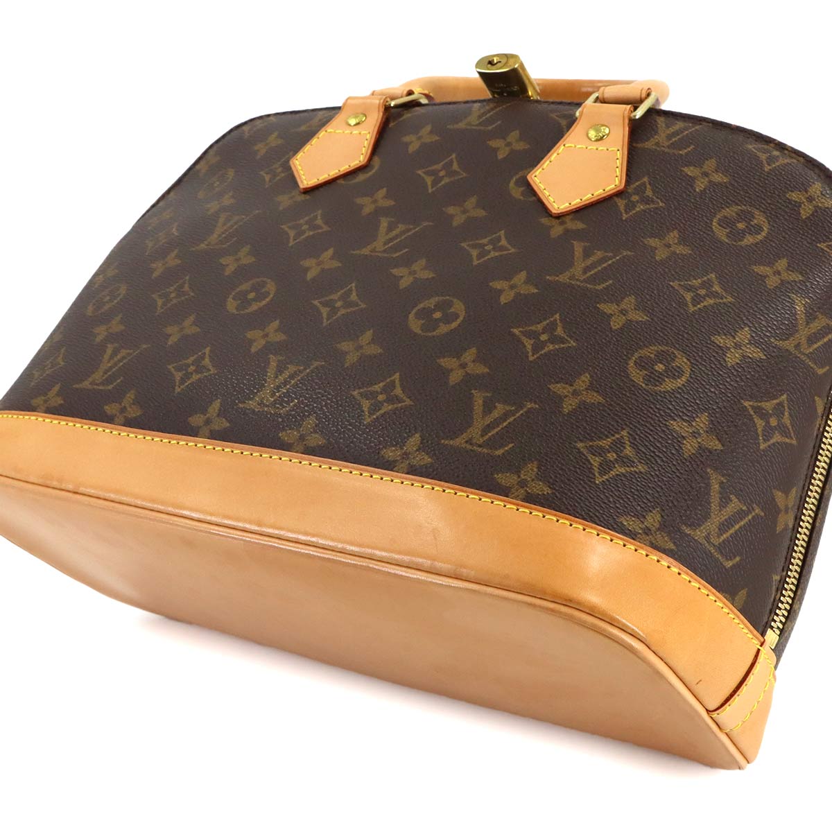 Monogram Alma Hand Bag Brown M51130 Purse
