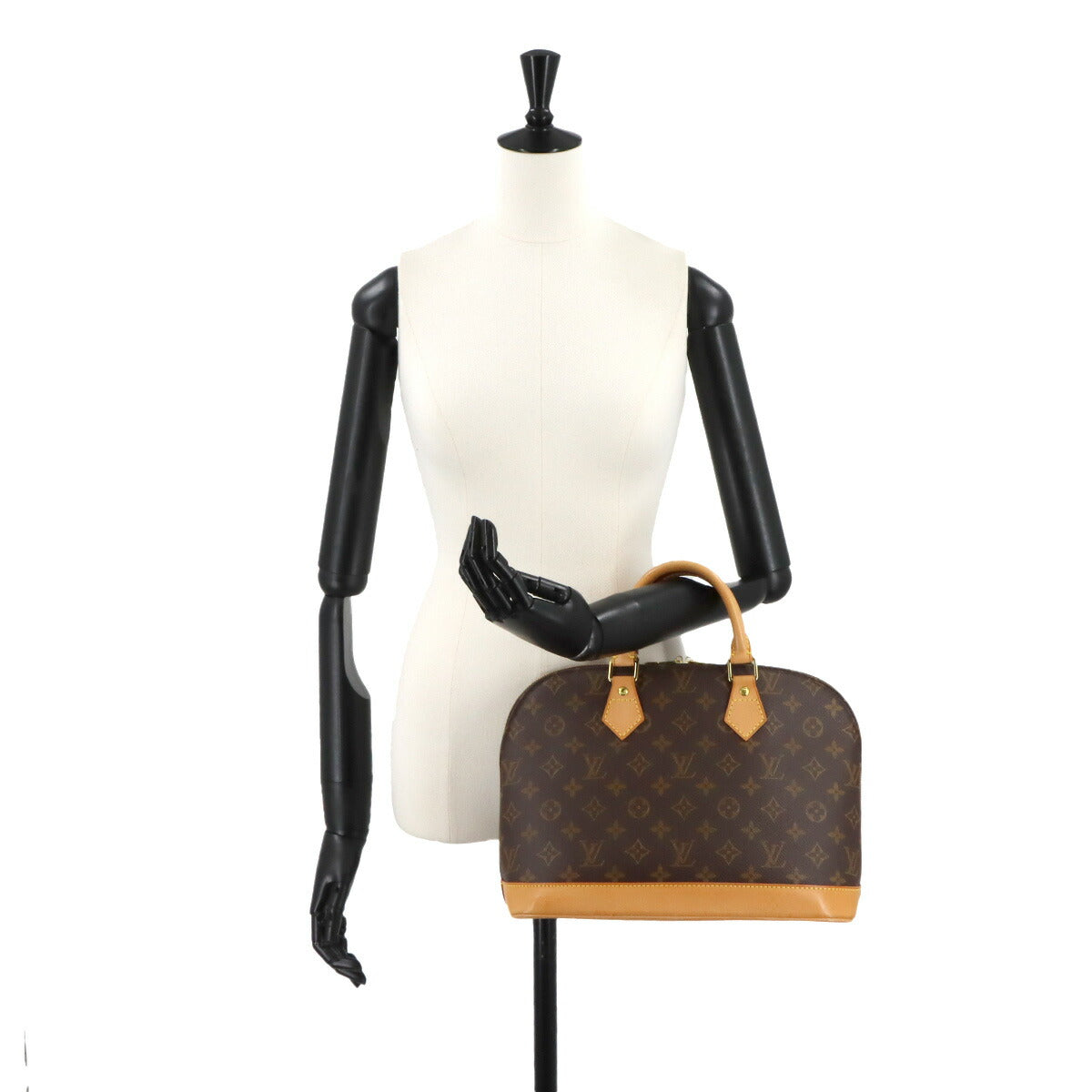 Monogram Alma Hand Bag Brown M51130 Purse