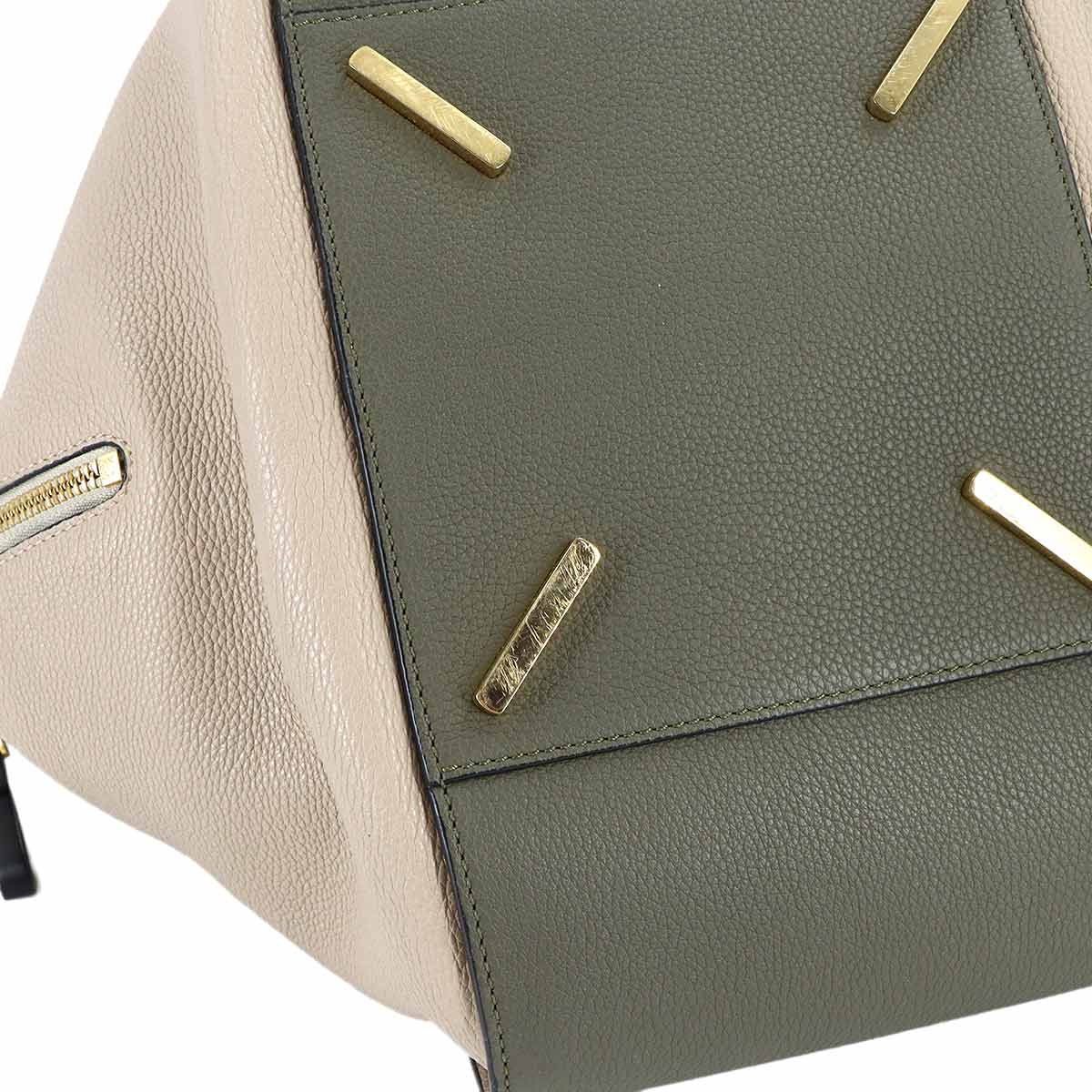 Hammock Medium 2way Hand Shoulder Bag Leather Khaki Beige
