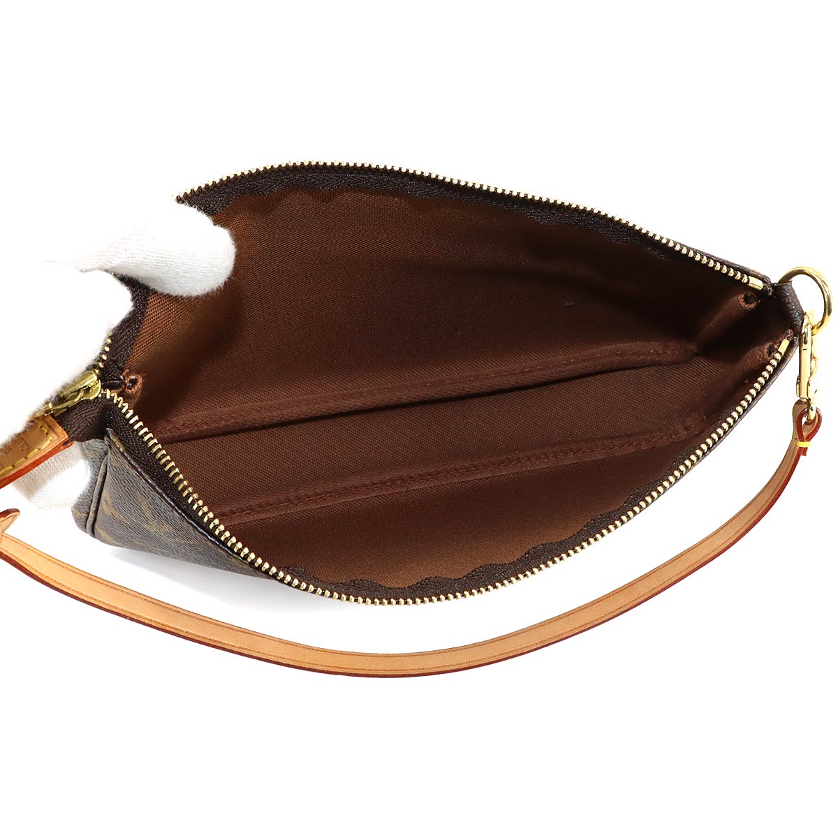 Monogram Pochette Accessoires Hand Bag Pouch Brown M51980