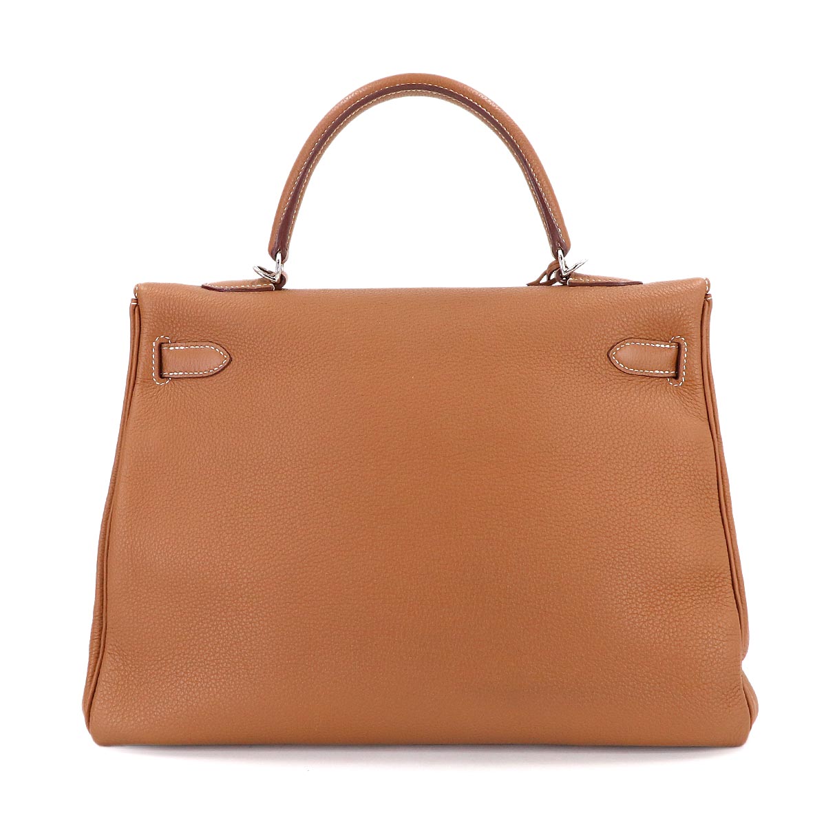 Kelly 35 Togo Gold 2way Hand Shoulder Bag Brown Purse