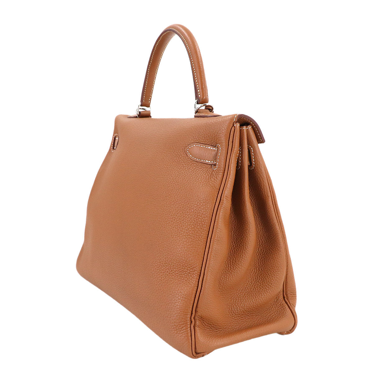 Kelly 35 Togo Gold 2way Hand Shoulder Bag Brown Purse