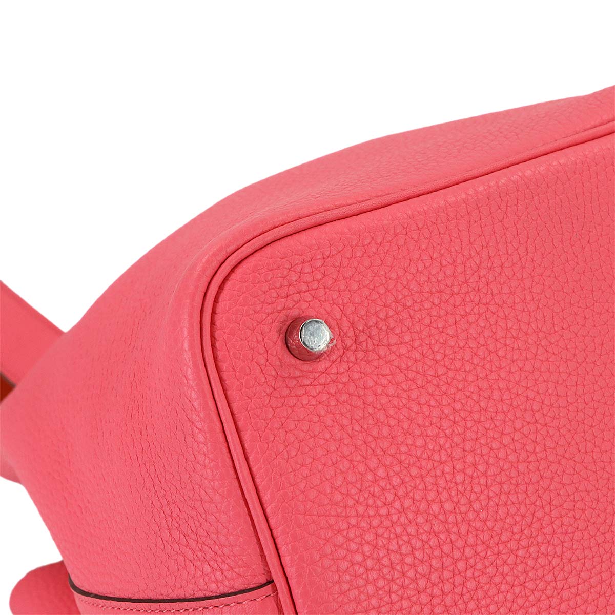 Picotin Lock Eclat MM Hand Bag Traurillon Clemence Rose azalee