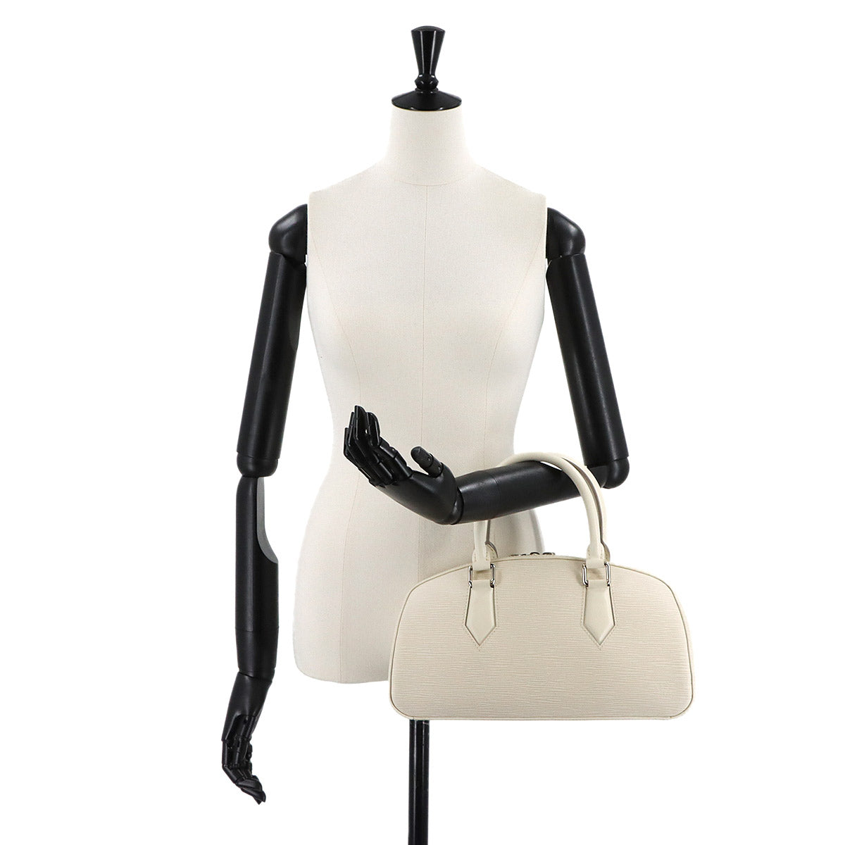 Epi Jasmin Hand Bag Leather White M5285J Purse