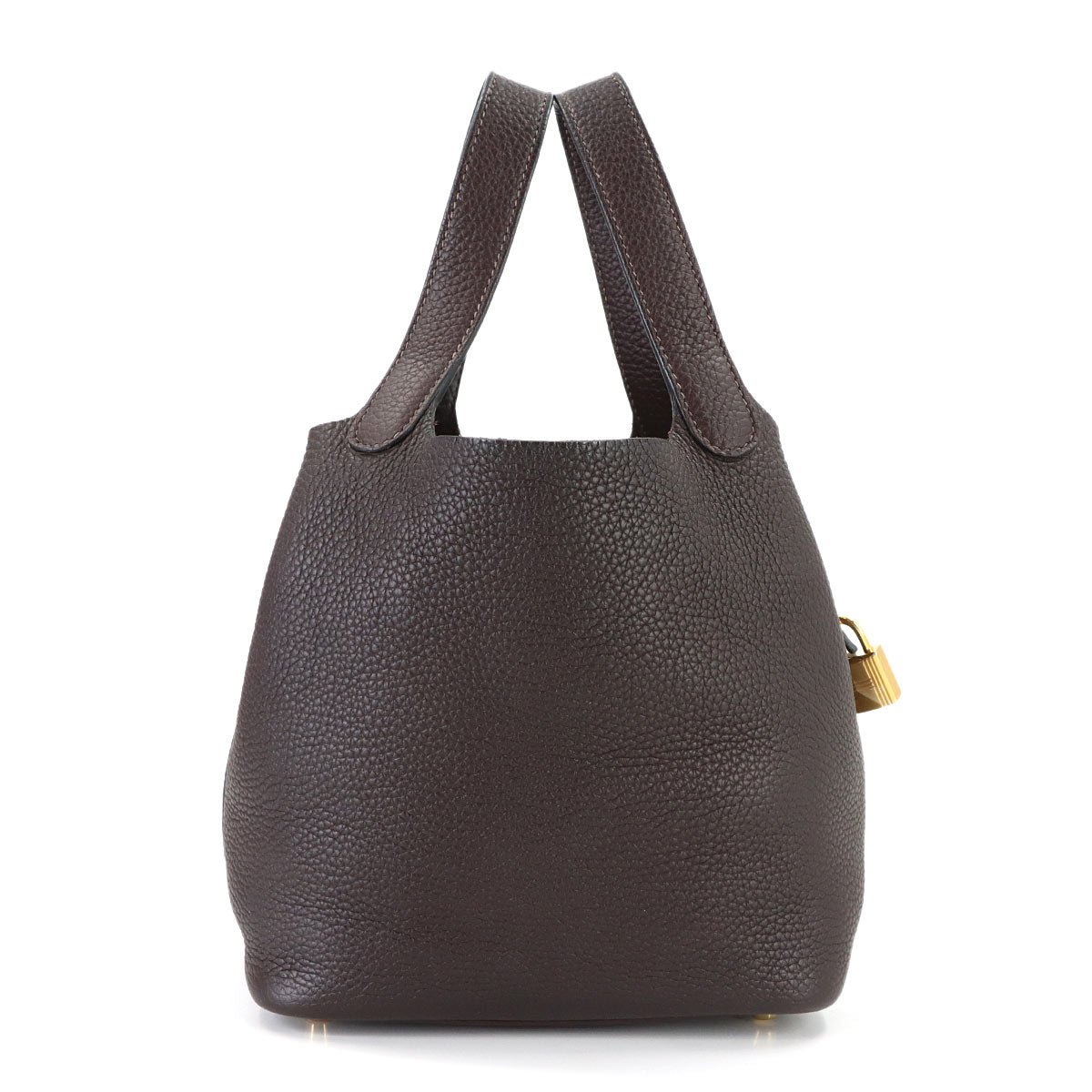 Picotin Lock PM Hand Bag Taurillon Clemence Rouge Sellier