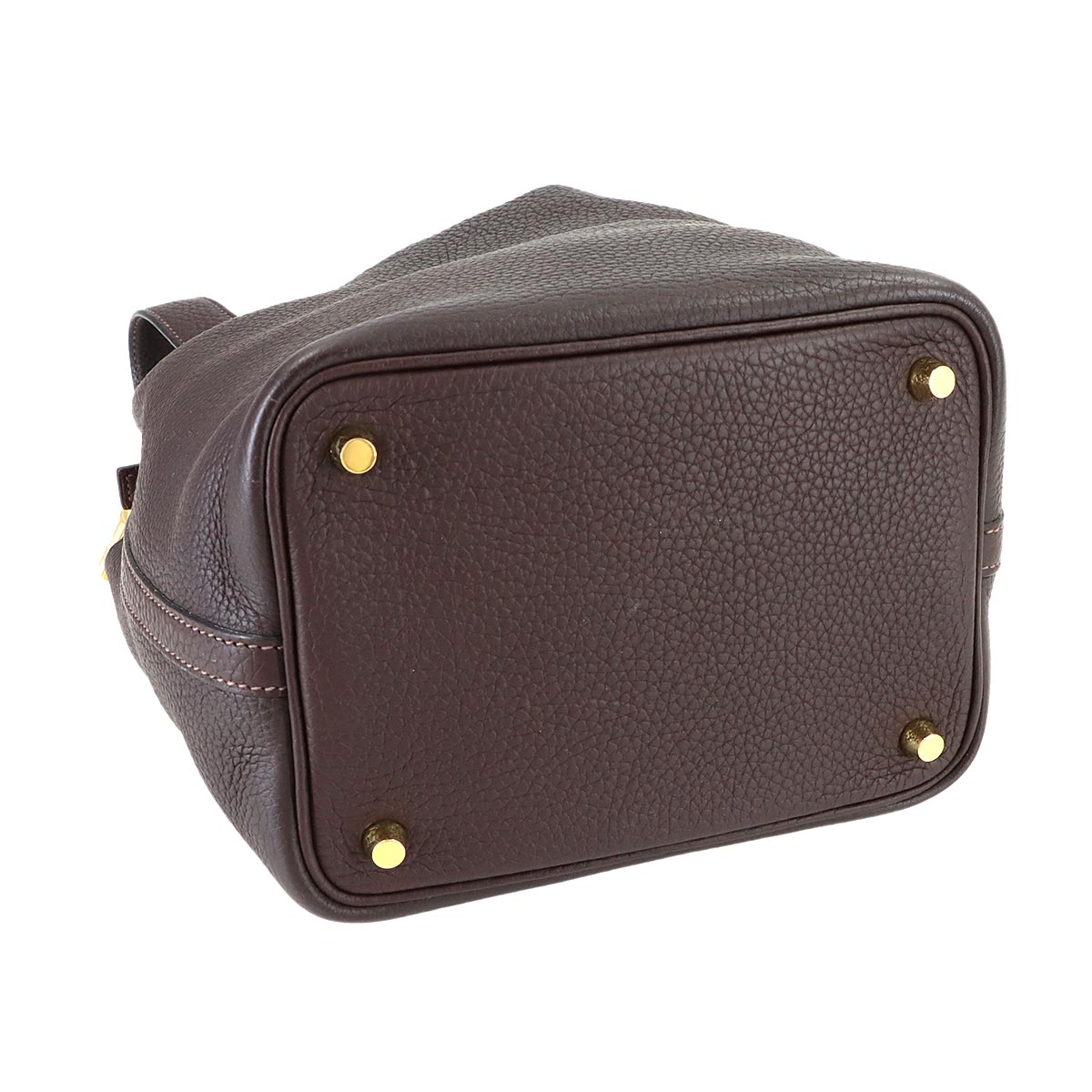 Picotin Lock PM Hand Bag Taurillon Clemence Rouge Sellier