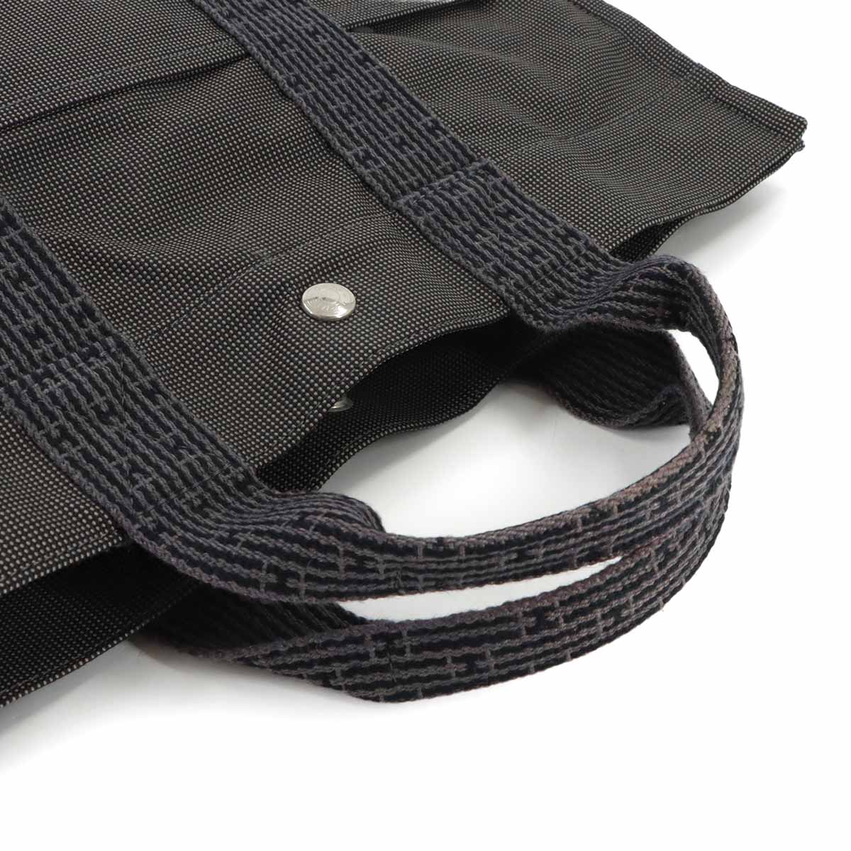 Herline Tote MM Bag Canvas Gray Unisex Purse