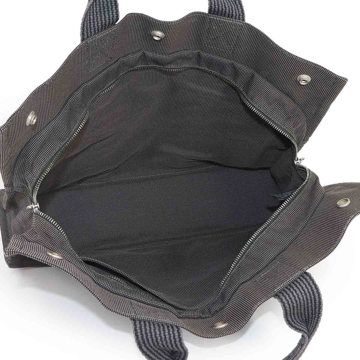 Herline Tote MM Bag Canvas Gray Unisex Purse