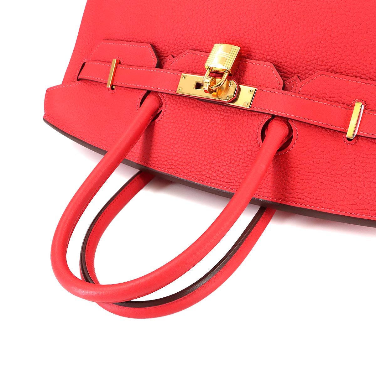 Birkin 35 Togo Rouge Pivoine Hand Bag Red Purse