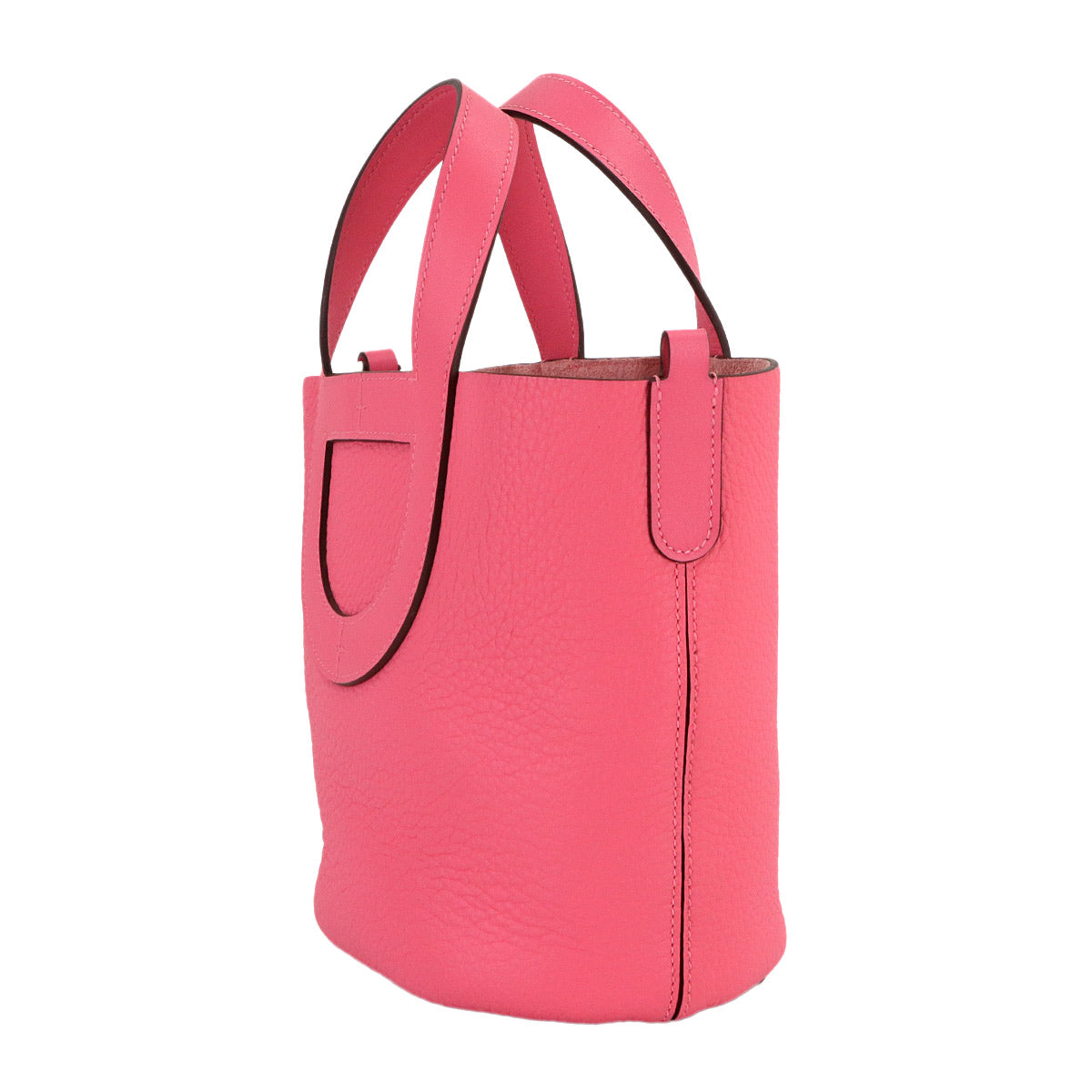 In the Loop 18 Hand Bag Taurillon Clemence Swift Rose Azalee