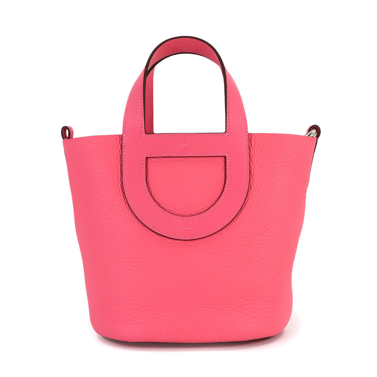 In the Loop 18 Hand Bag Taurillon Clemence Swift Rose Azalee
