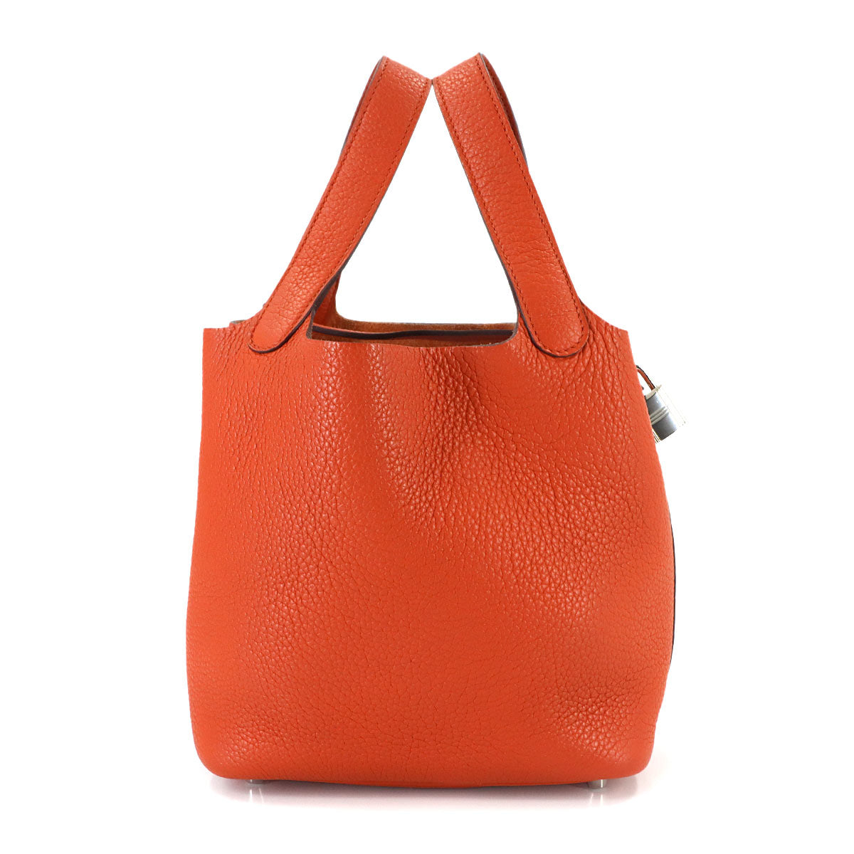 Picotin Lock PM Hand Bag Taurillon Clemence Terre Battue Purse