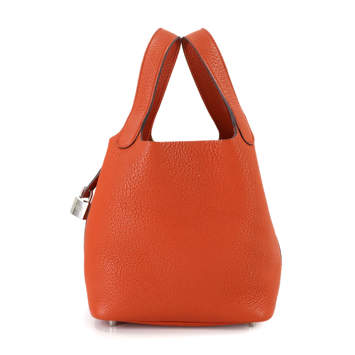 Picotin Lock PM Hand Bag Taurillon Clemence Terre Battue Purse