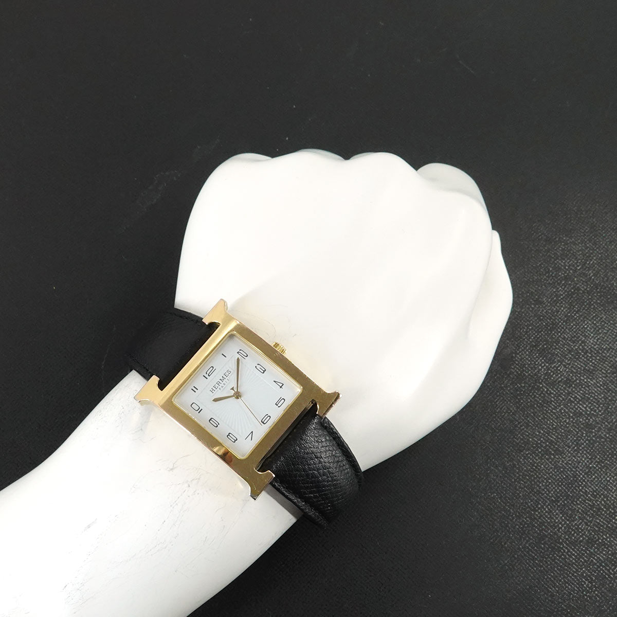 H Watch HH1.801 Quartz White Dial Mens Watch