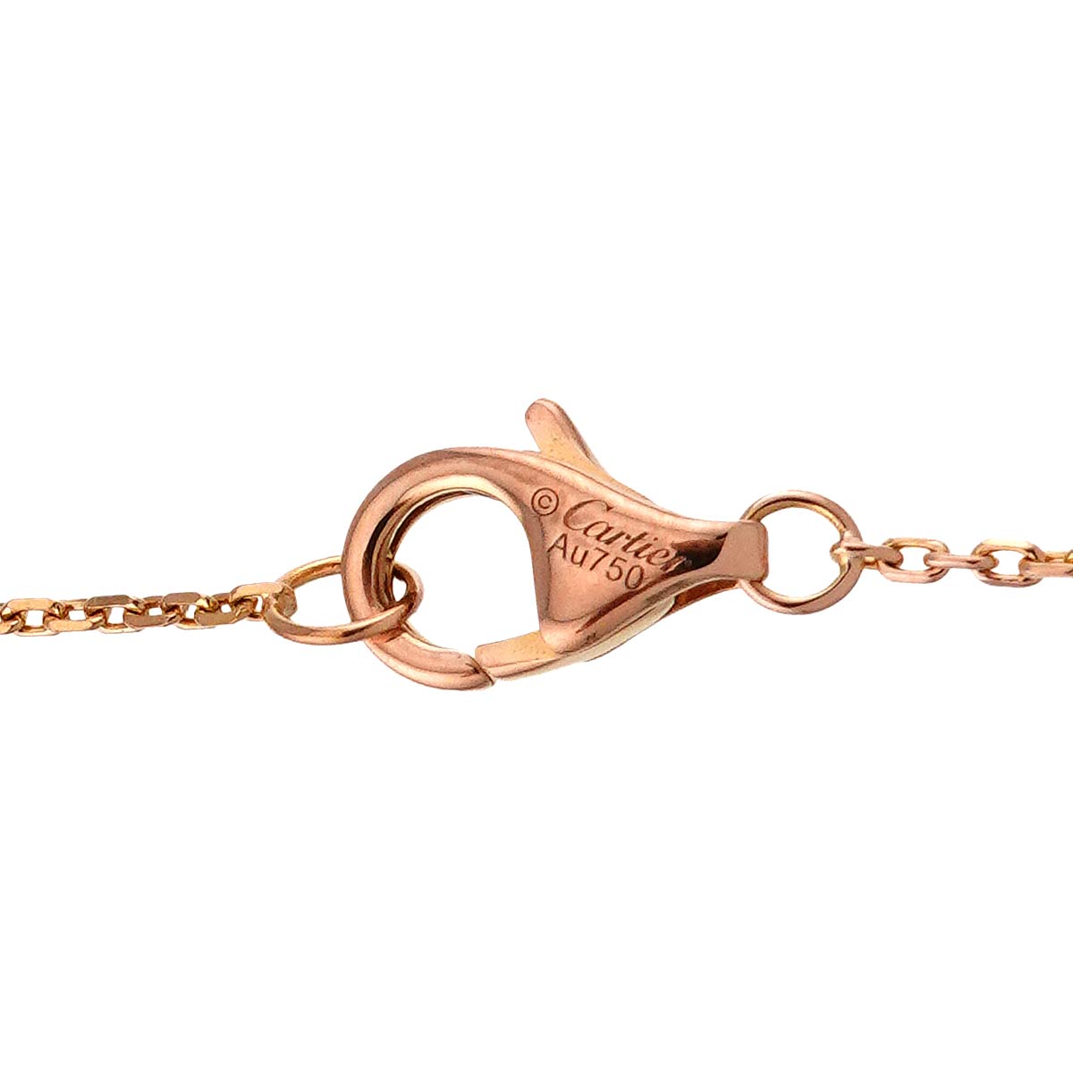 Amulette De Onyx Diamond Necklace XS 18K Pink Gold 750