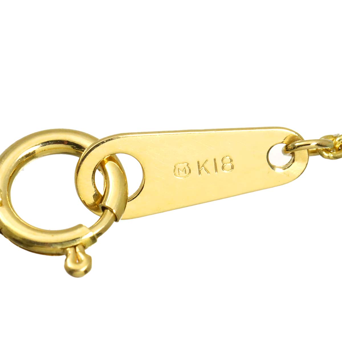 Akoya Pearl 5.5-3.7mm Necklace Brooch 18K YG 750