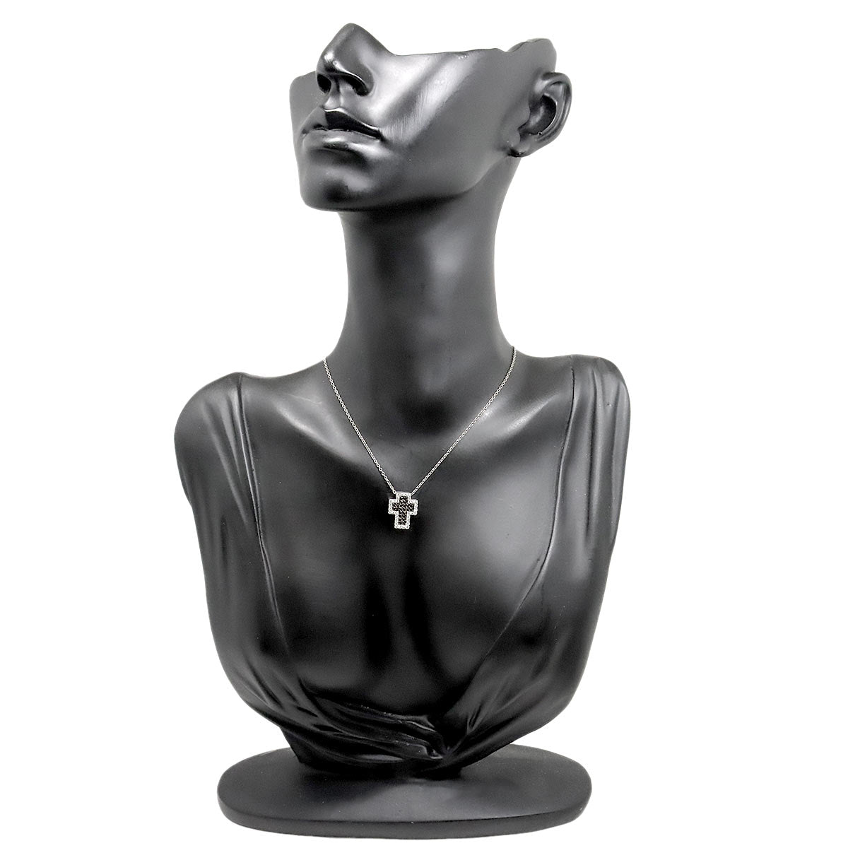 Cross BlackDiamond 0.27ct Diamond 0.21ct Necklace 18K WG