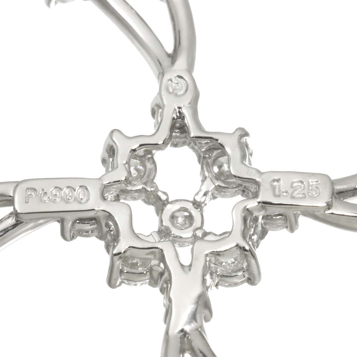 Diamond 1.25ct Brooch Pt Platinum