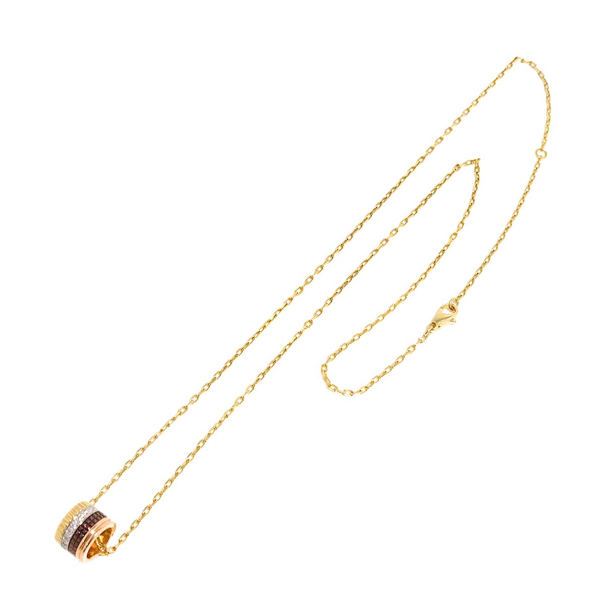 Quatre classique LM Diamond Necklace 18K YG WG PG 750 PVD