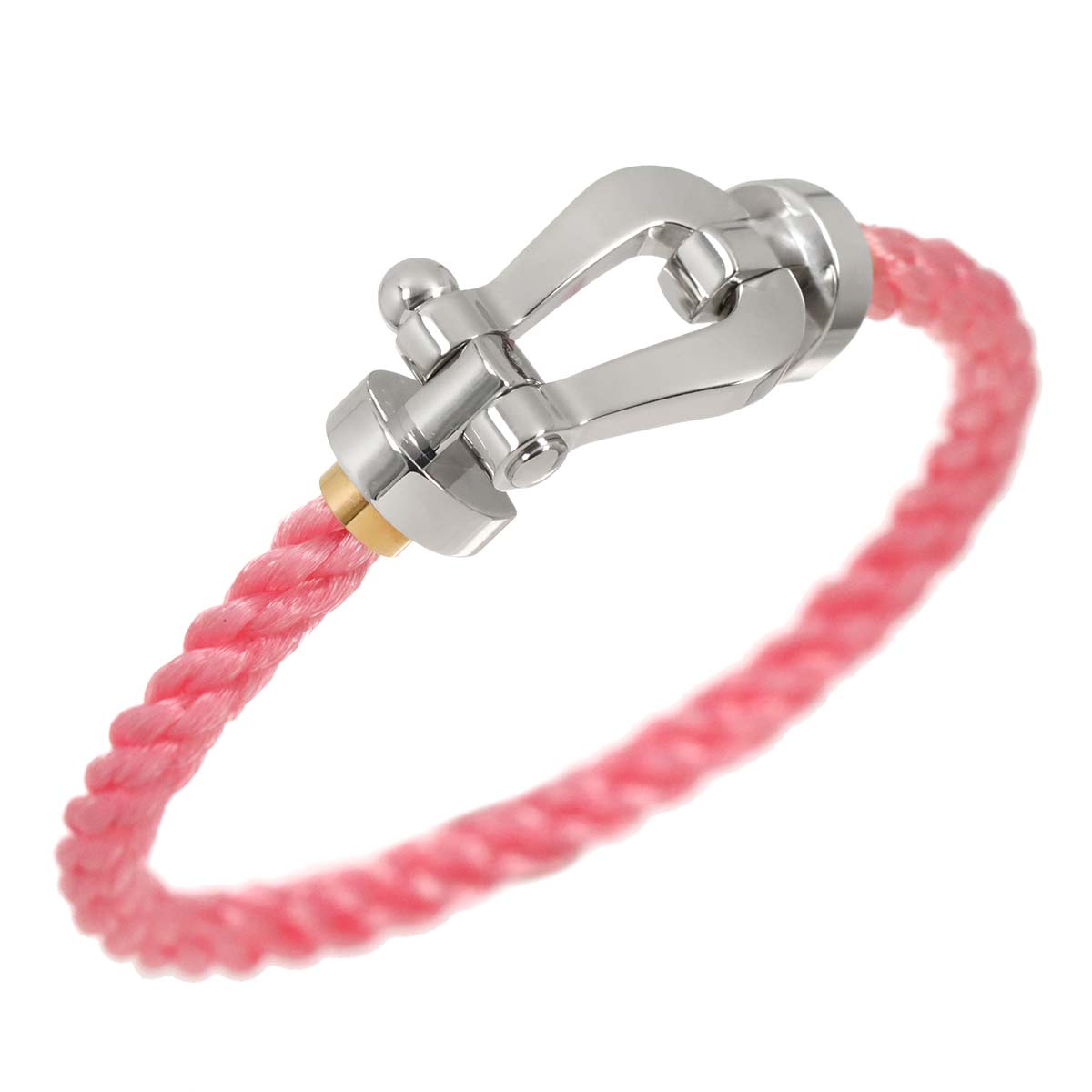 Force 10 Bracelet LM 18K White Gold 750 Steel size14