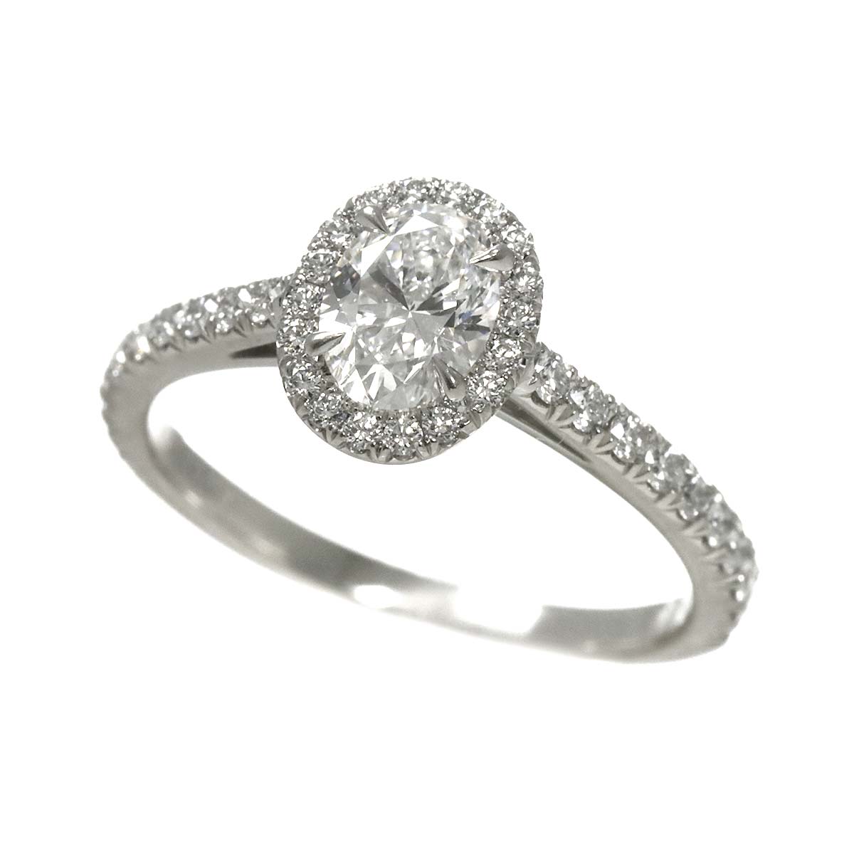 Diamond 0.47ct D/VS1 Ring Platinum Size4(US)