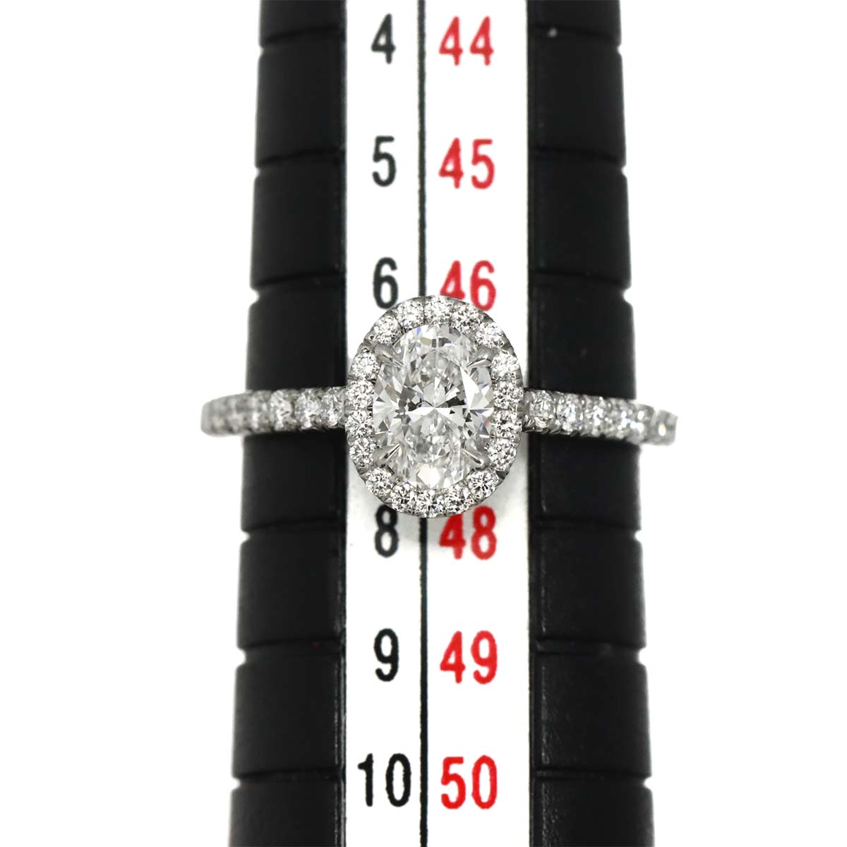 Diamond 0.47ct D/VS1 Ring Platinum Size4(US)