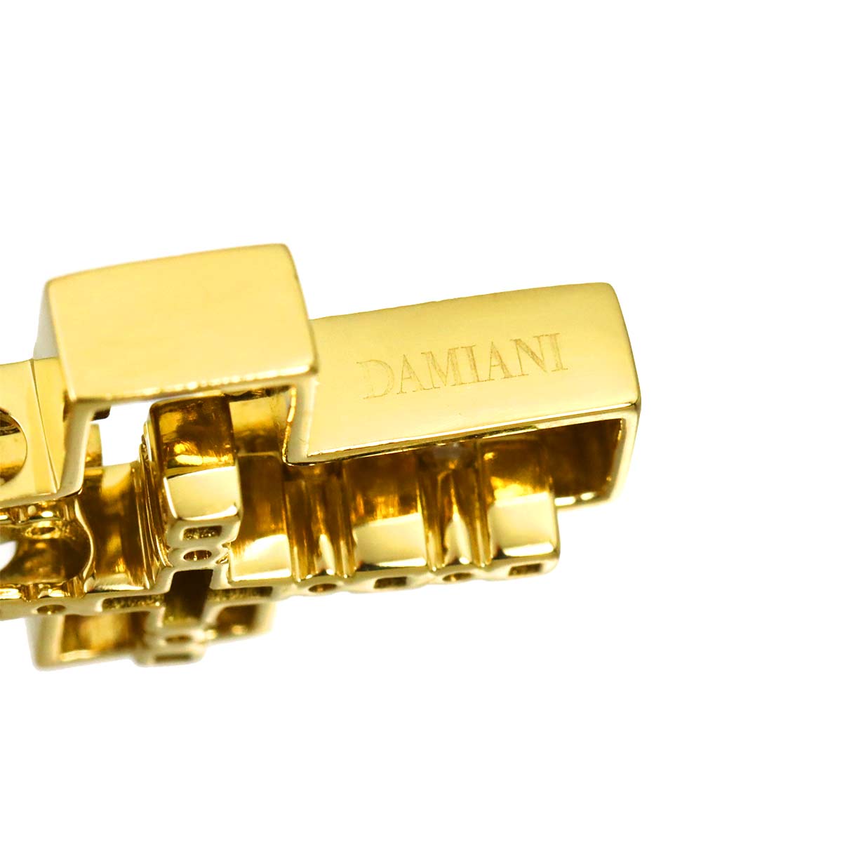 Belle Epoque XS Diamond Cross Necklace 18K YG 750