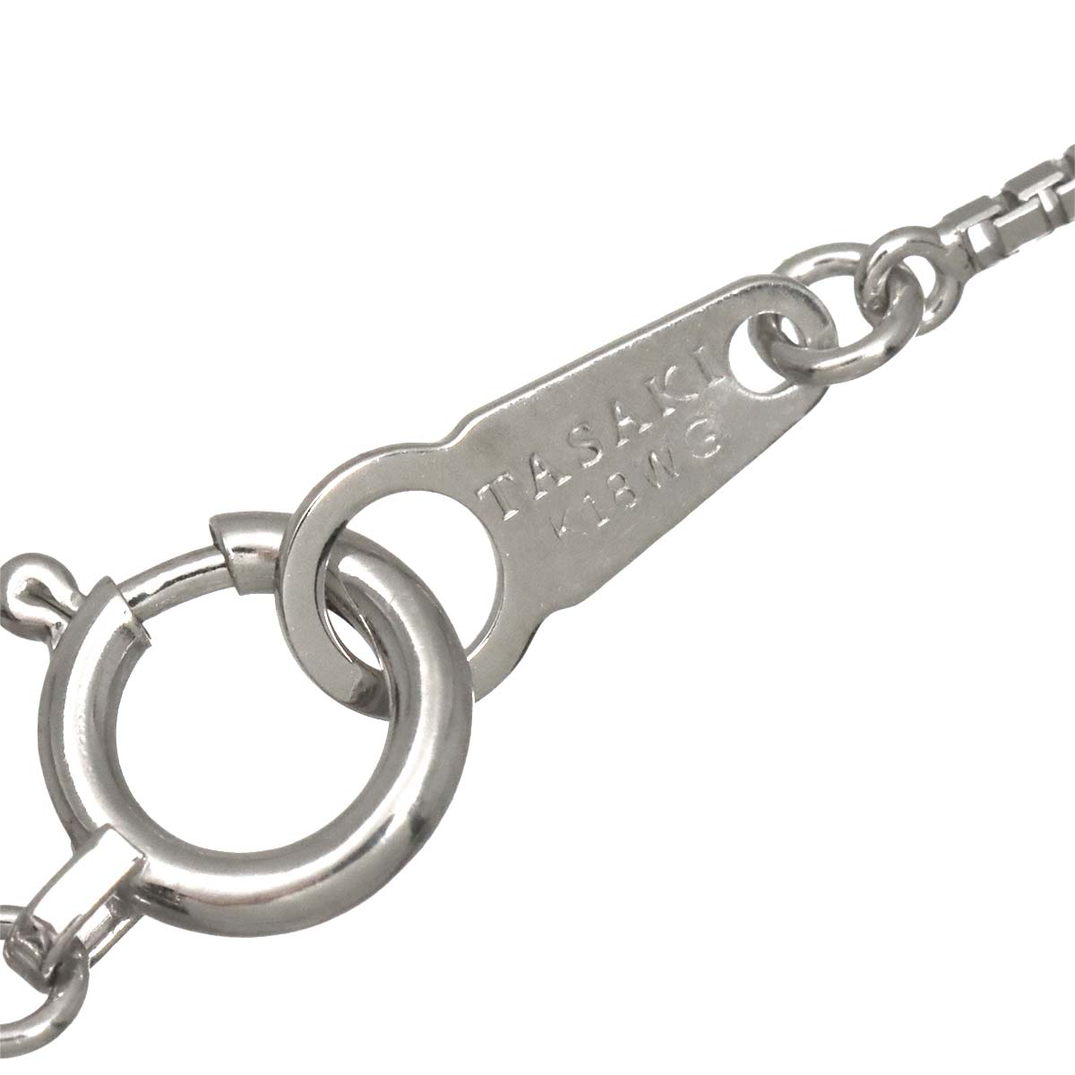 Trilogy Diamond 0.37ct Necklace 18K WG 750