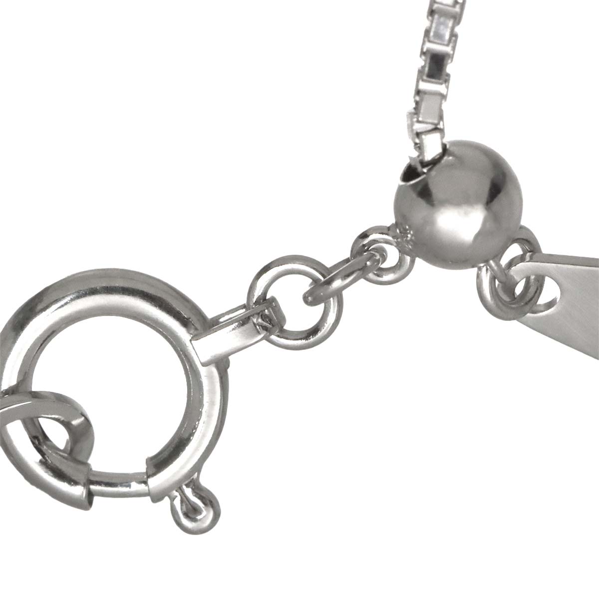 Trilogy Diamond 0.37ct Necklace 18K WG 750
