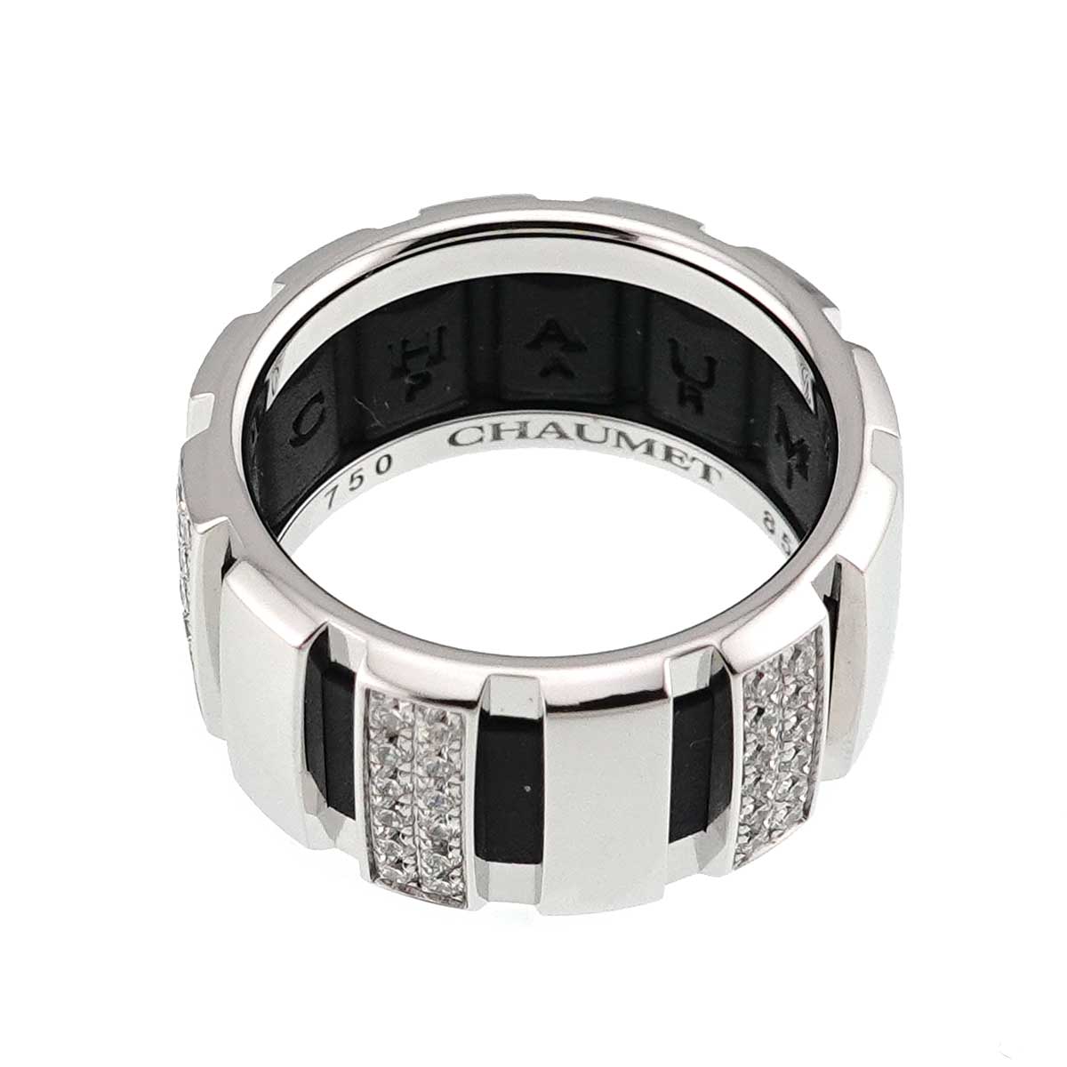 Classone Diamond Ring 18K K18 WG 750 Rubber Size52 5.75-6(US)