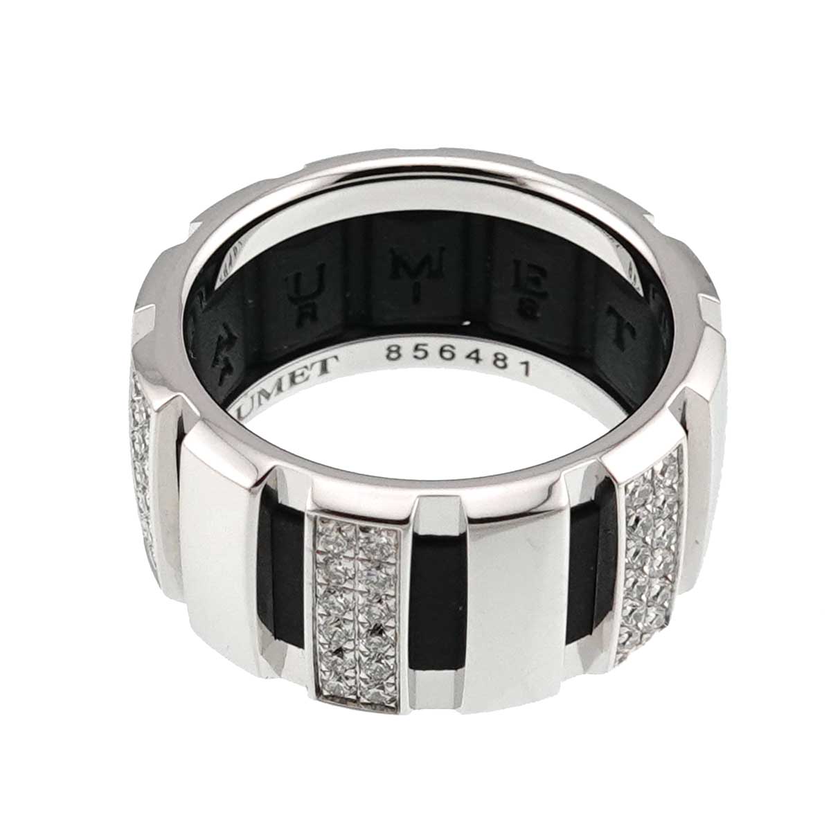 Classone Diamond Ring 18K K18 WG 750 Rubber Size52 5.75-6(US)