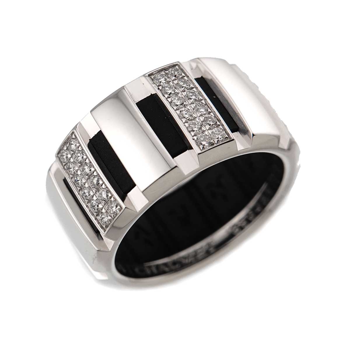 Classone Diamond Ring 18K K18 WG 750 Rubber Size52 5.75-6(US)