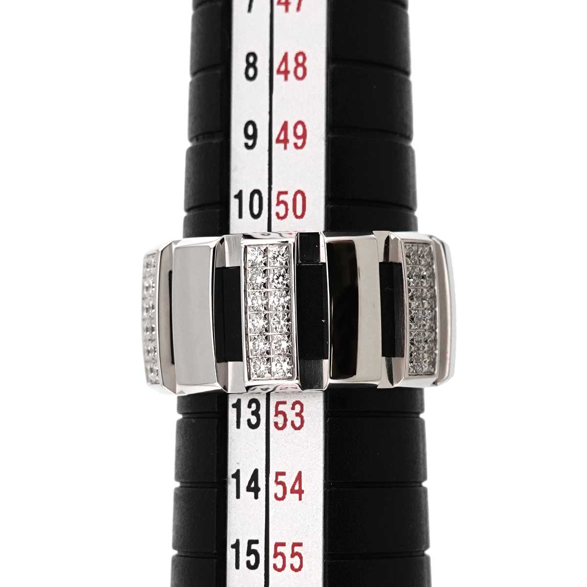 Classone Diamond Ring 18K K18 WG 750 Rubber Size52 5.75-6(US)