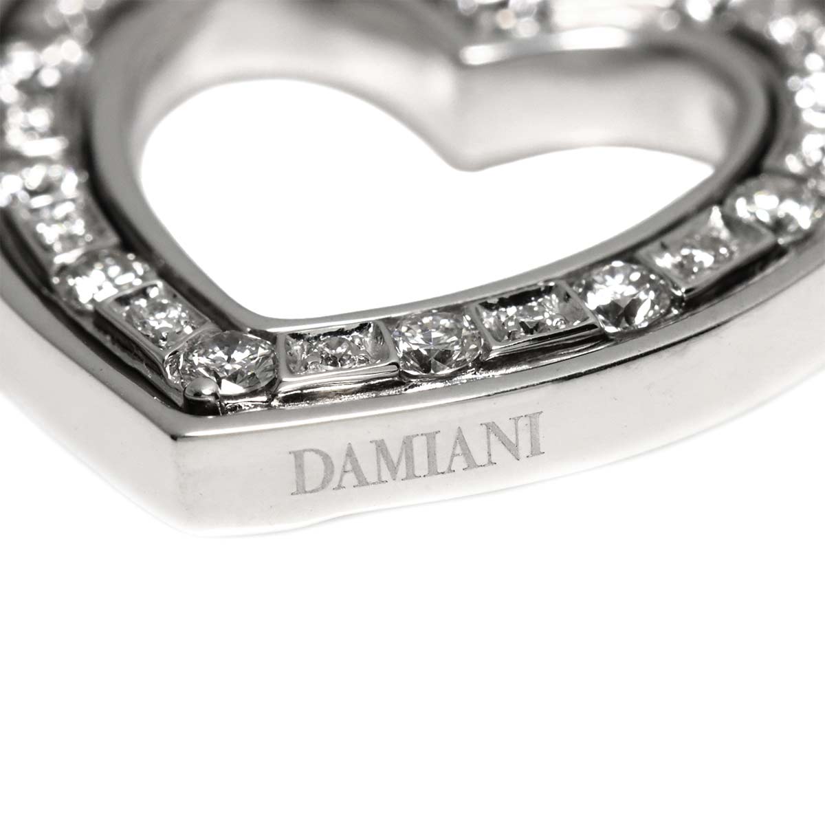 Belle Epoque Diamond Heart Necklace 18K WG 750 90316812