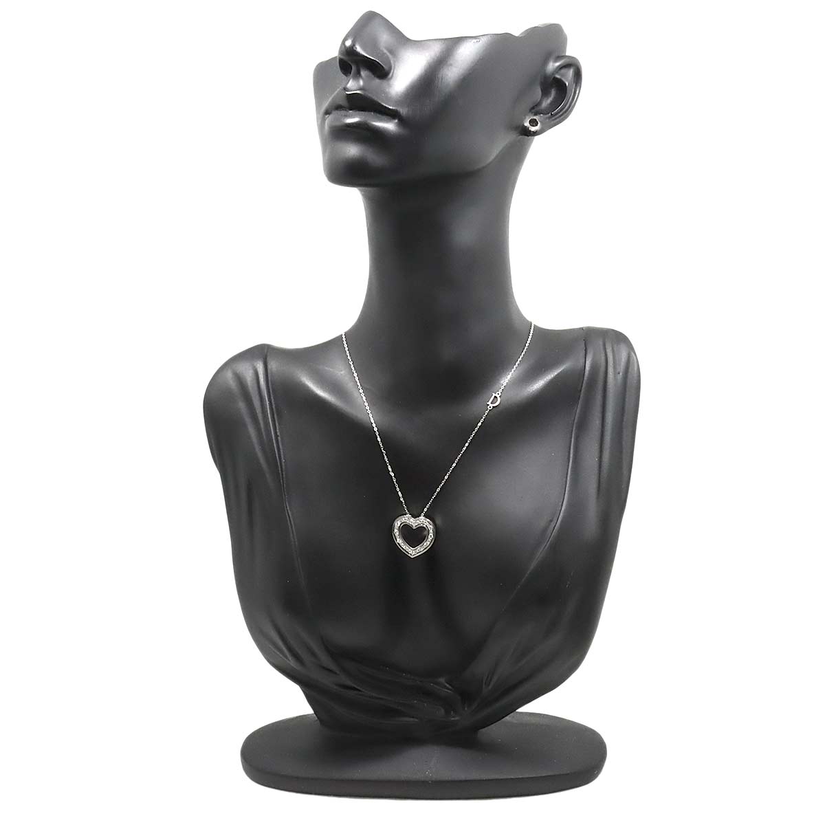 Belle Epoque Diamond Heart Necklace 18K WG 750 90316812