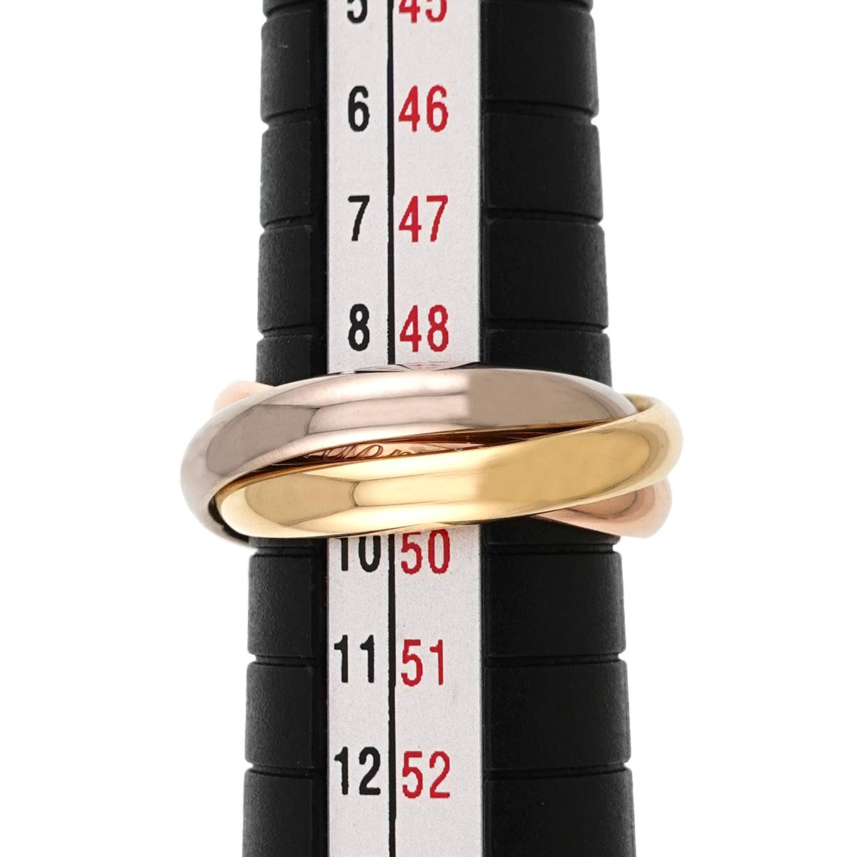 Trinity Ring 18K YG WG PG 750 Size49 4.75-5(US)