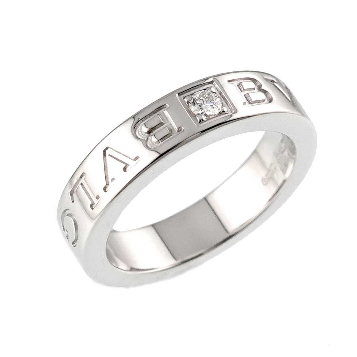 B-ZERO1 Diamond Ring 18K WG 750 size3.75-4(US)