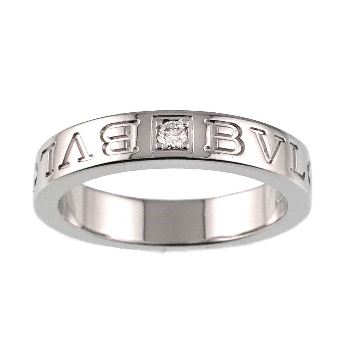 B-ZERO1 Diamond Ring 18K WG 750 size6-6.25(US)