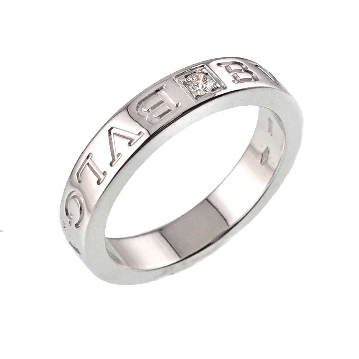B-ZERO1 Diamond Ring 18K WG 750 size6-6.25(US)
