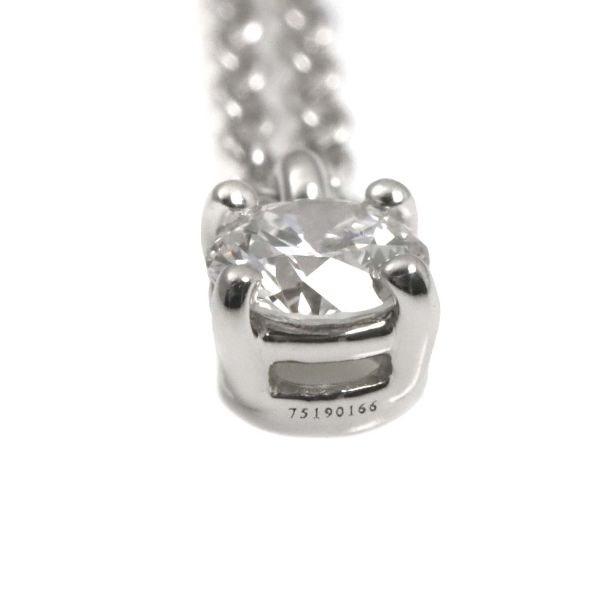 Diamond 0.18ct G/VS2/3EX Necklace Platinum