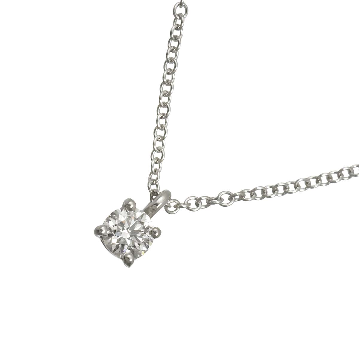 Diamond 0.18ct G/VS2/3EX Necklace Platinum