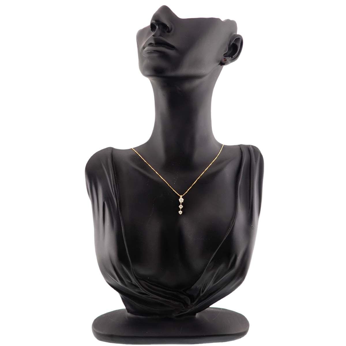 Diamond 0.53ct Necklace K18 YG 750