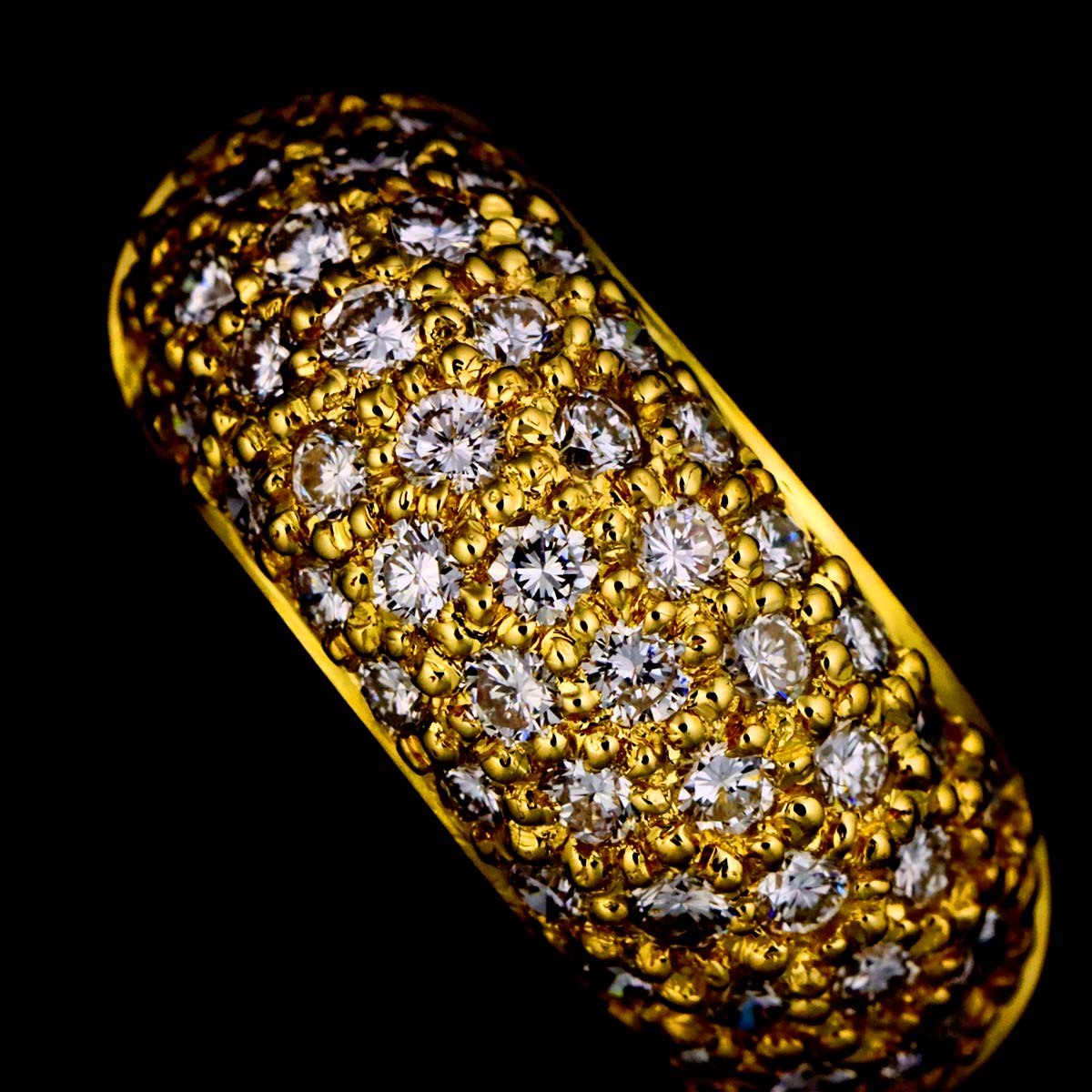 Diamond 1.10ct Earrings 18K Yellow Gold 750