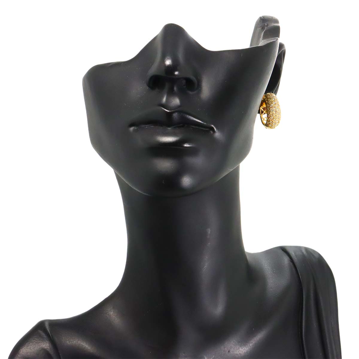 Diamond 1.10ct Earrings 18K Yellow Gold 750