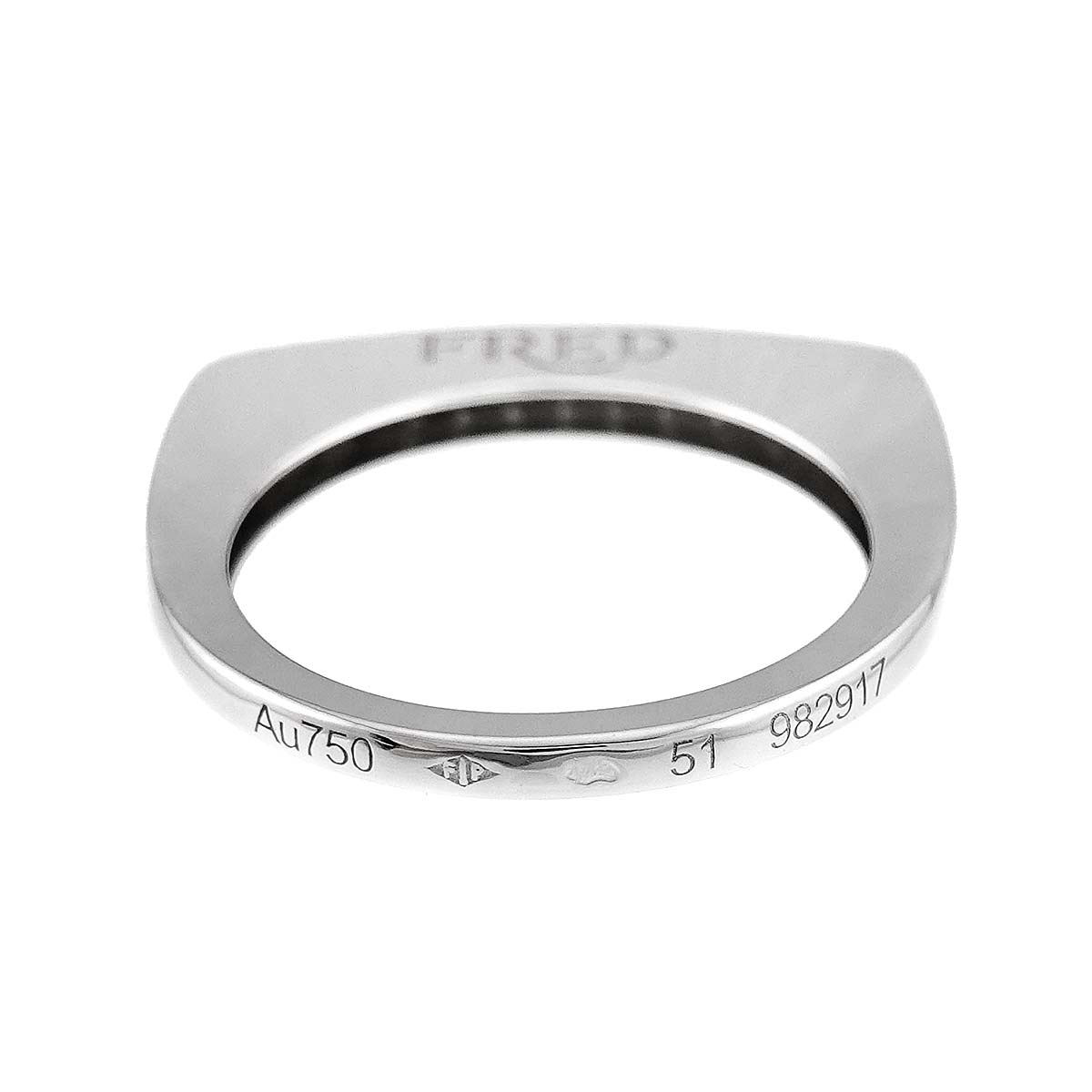 Mini Success Diamond Ring 18K White Gold Size51 5.5-5.75(US)