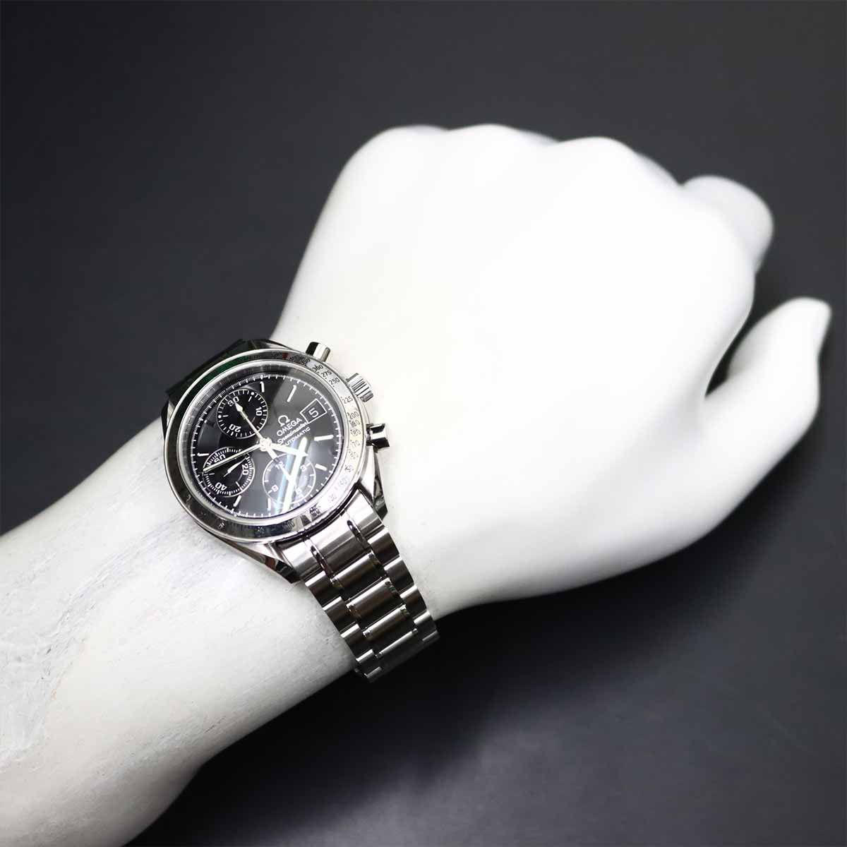 Speedmaster Date 3513.50 Chronograph Automatic Black Dial Mens